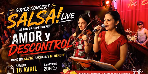 Salsa Band Concert "Amor y Descontrol" at Sounds