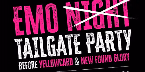 EMO PRE-GATE PARTY before the Yellowcard x New Found Glory x Plain White T's Concert