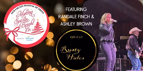 Randale Finch & Ashley Brown from the Rusty Halos @ The Festival of Trees