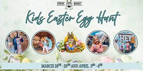 Kids Easter Egg Hunt with the BUFFALO HOLIDAY MARKET