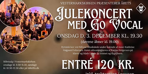 Julekoncert med Go Vocal
