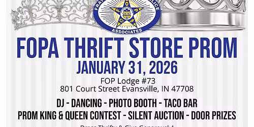 3rd Annual FOPA Thrift Store Prom