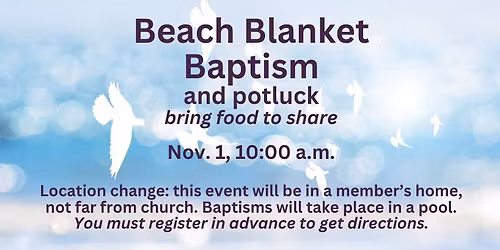 Outdoor Baptism Event!