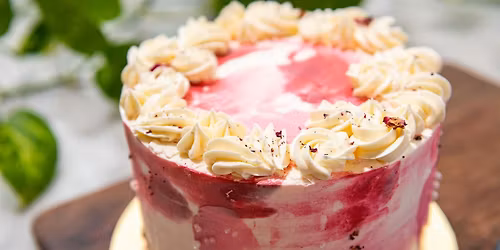 CAKE DECORATING CLASS: Raspberry Rose Champagne