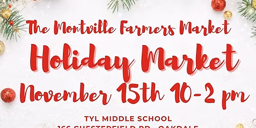Montville Farmers Market Holiday Market