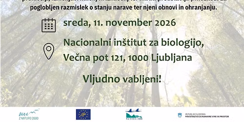 SLOVENSKA NARAVOVARSTVENA KONFERENCA 