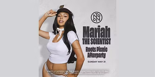 Philly NOTO Mariah The Scientist: Roots Picnic Afterparty