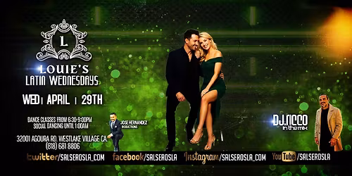 Dj.Ricco in the Mix, Salsa & Bachata Wednesday at Club Louie's