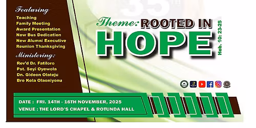 35th Annual Reunion Program