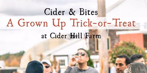 Cider & Bites: A Grown Up Trick-or-Treat