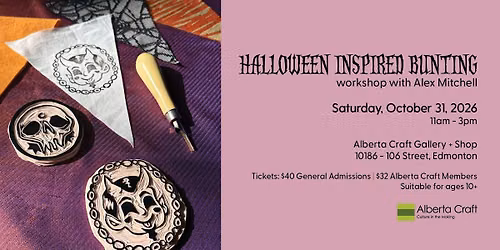Halloween Inspired Bunting Workshop with Alex Mitchell