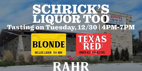 Rahr Tasting at Shrick's Liquor Too - Hudson Oaks