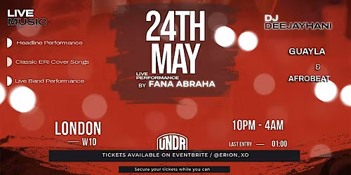 Guayla Night ft. Fana Abraha Live performance