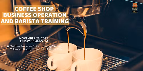 Coffee Shop Business Operation and Barista Training - Weekday Class