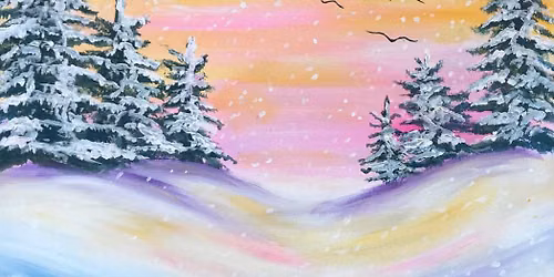 Sip & Paint 'Dawn of Winter' with us!