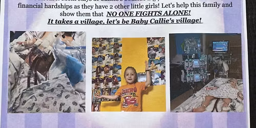 Heart for baby Callie benefit run