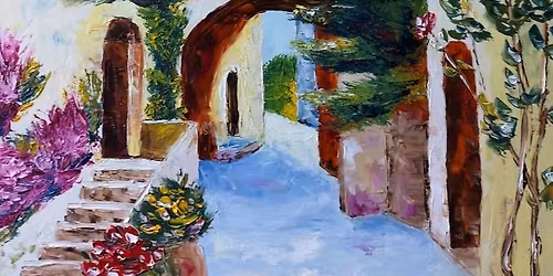 Kreat\u00edv K\u00e1v\u00e9 szegedi olajfest\u00e9s: Rab utc\u00e1j\u00e1n