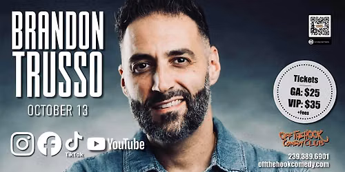 Comedian Brandon Trusso Live In Naples, Florida!