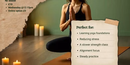 Hatha Yoga - Lunch Time Class