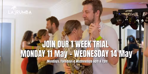 Latin Dancing 1 week Trial 