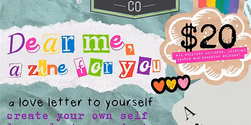 retro craft club presents: dear me, a zine for you