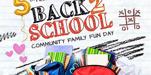 Back to school community family fun day