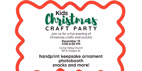 Kids Christmas Craft Party