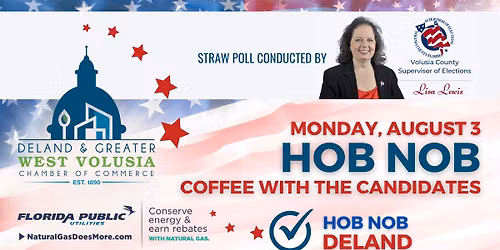 Coffee With the Candidates: DeLand Hob Nob