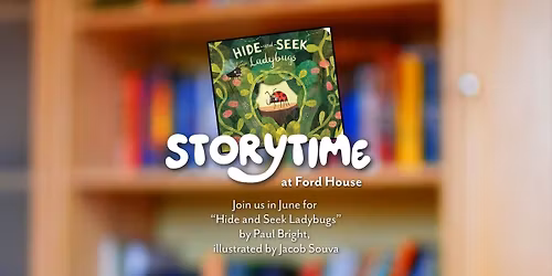 Storytime: Hide and Seek Ladybugs (Tuesdays in May)