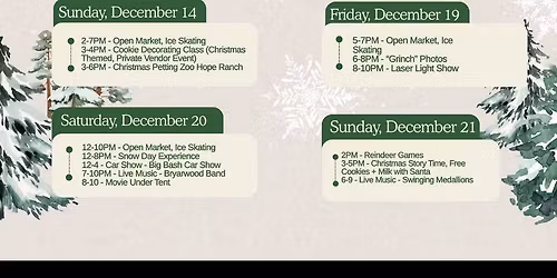 Rincon Christmas Market and Funnel Cakes