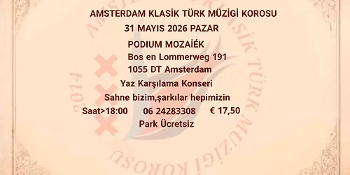 YAZI KAR\u015eILAMA KONSER\u0130 (Sahne bizim \u015eark\u0131lar hepimizin)