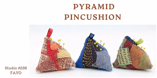 Hand stitched pincushion