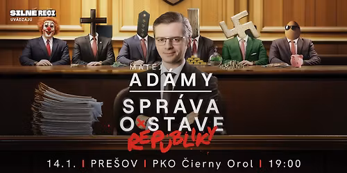 SPR\u00c1VA O STAVE REPUBLIKY V PRE\u0160OVE