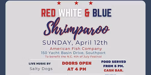 SOLD OUT: Red White & Blue Shrimparoo