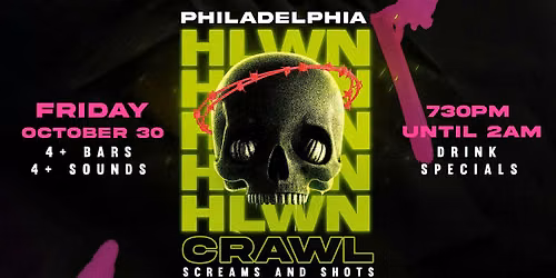 Philadelphia's Haunted Hop 2026: Halloween Bar Crawl (Friday, Oct 30)