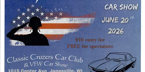 2026 Classic Cruzers Veterans Benefit Car Show