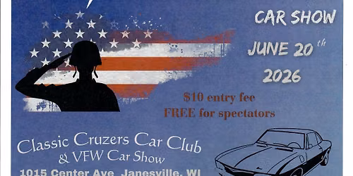 2026 Classic Cruzers Veterans Benefit Car Show