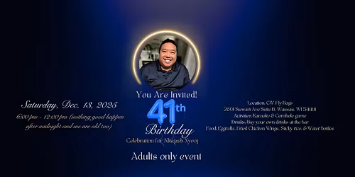 (See the new date) Nkajzeb's Birthday Celebration