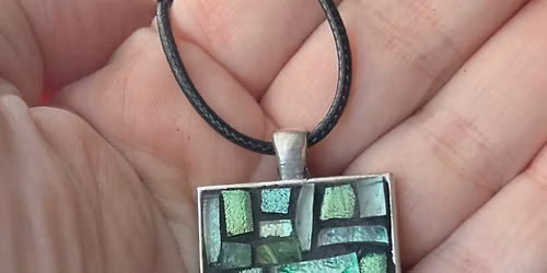 Glasswork: Mosaic Pendant Necklaces