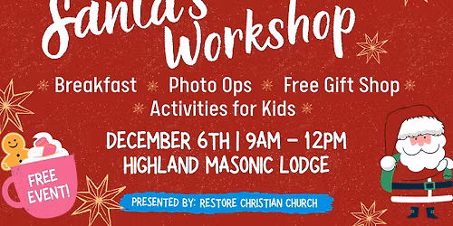 Santa's Workshop - A FREE Christmas Experience For Kids