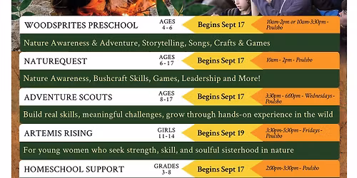 School Year Programs!