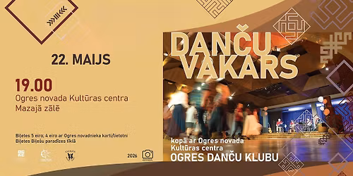 Dan\u010du vakars kop\u0101 ar Ogres dan\u010du klubu