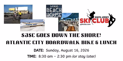 SJSC ATLANTIC CITY BIKE RIDE & LUNCH