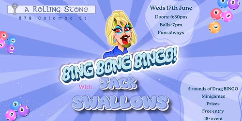 Bing Bong Bingo! With Jack Swallows.