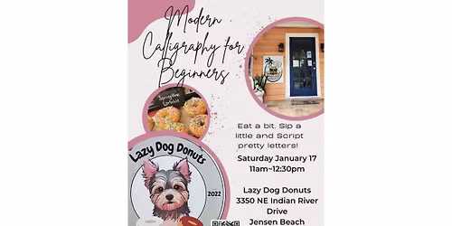 Sip and Script Modern Calligraphy Event