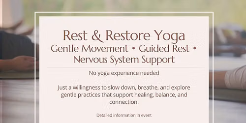 Rest & Restore Yoga Workshop & ENGAGE