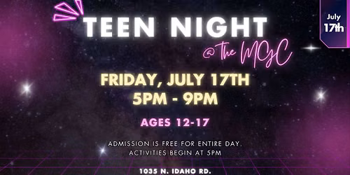 Teen Night @ the MGC