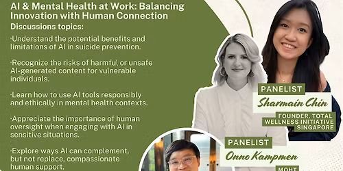 Lunch Talks, LIFE@Work,  6 April, Monday, 12:00pm - 1:00 pm. (Live)