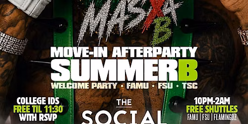 MASA SUMMER B - MOVE IN AFTERPARTY @ THE SOCIAL FRIDAY 6\/19