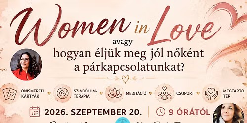 "Women in love" -p\u00e1rkapcsolati workshop n\u0151knek